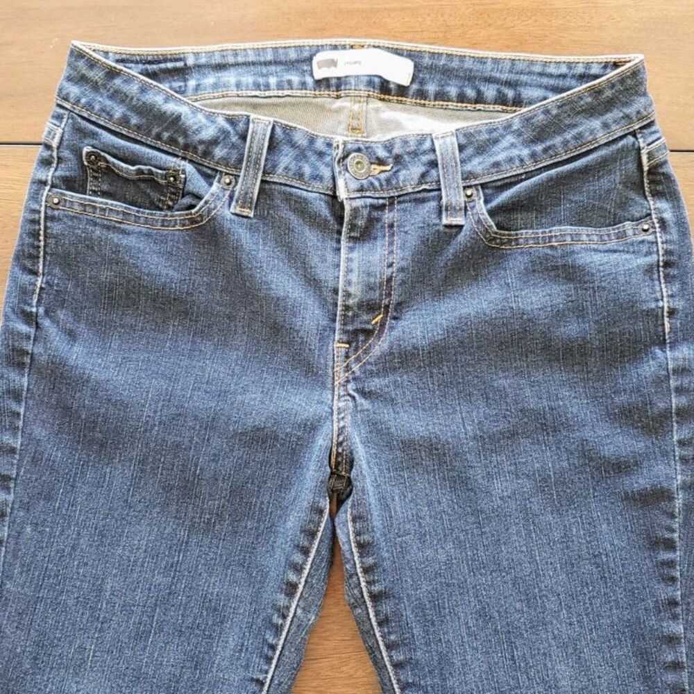 Levi’s Leggings Dark Blue Wash Stretch Skinny Jeans Style S45598 Women’s 30x32 - Picture 6 of 11